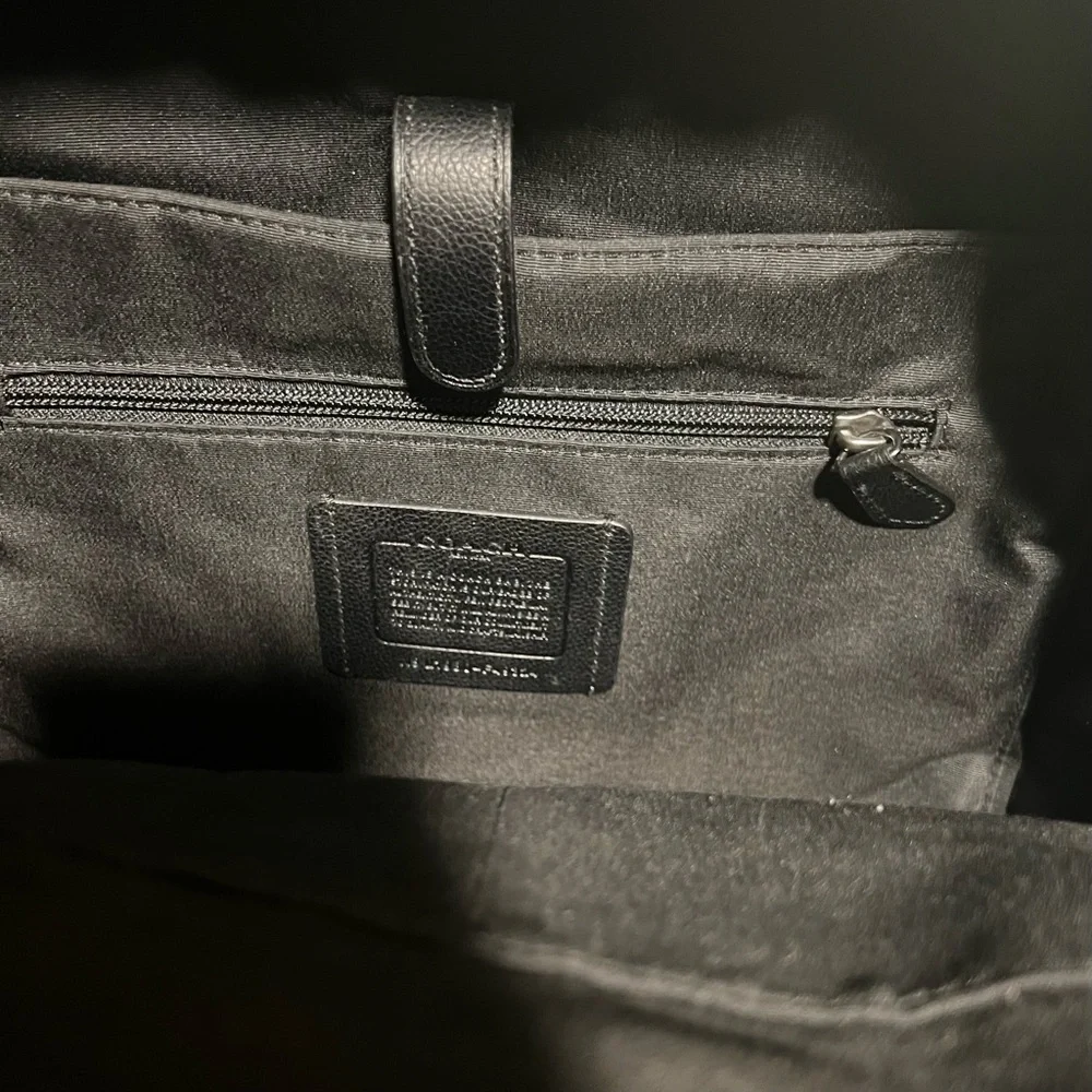 Coach Black and Blue Men's Backpack - Picture 3 of 3